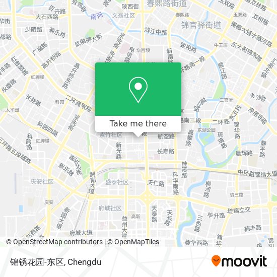 锦锈花园-东区 map
