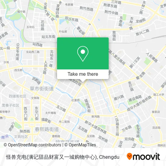 怪兽充电(满记甜品财富又一城购物中心) map