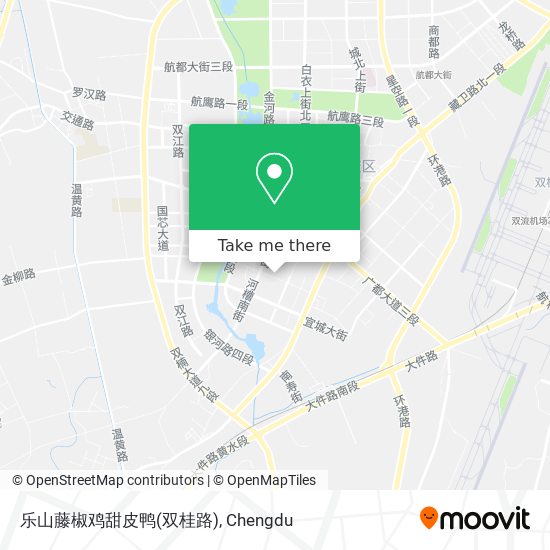 乐山藤椒鸡甜皮鸭(双桂路) map