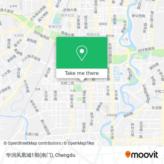 华润凤凰城1期(南门) map
