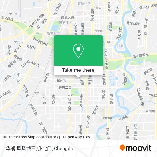 华润·凤凰城三期-北门 map