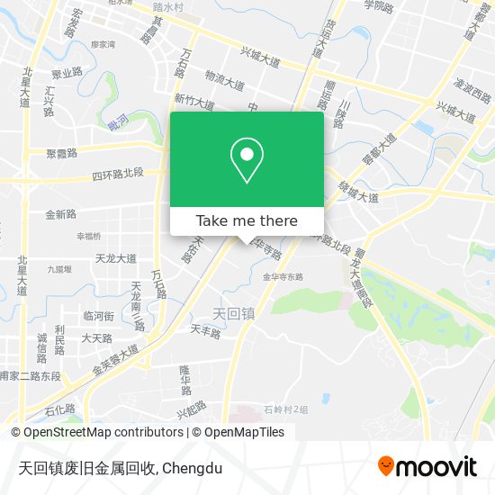 天回镇废旧金属回收 map