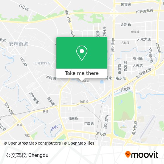 公交驾校 map