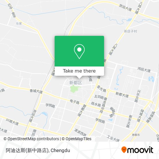 阿迪达斯(新中路店) map