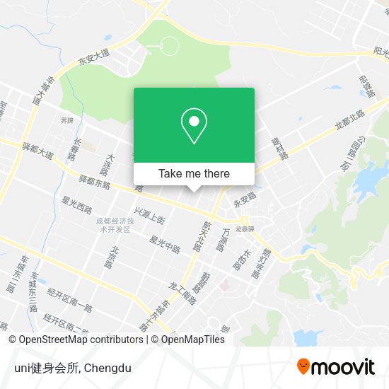 uni健身会所 map