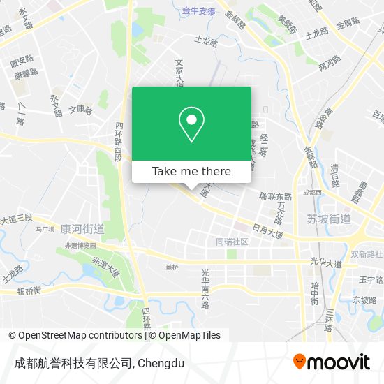 成都航誉科技有限公司 map