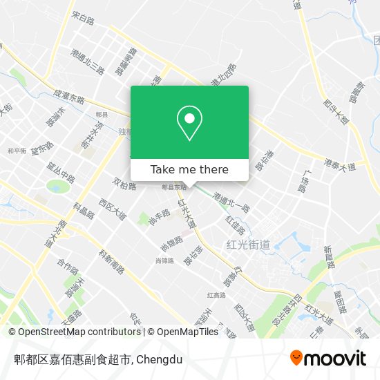 郫都区嘉佰惠副食超市 map
