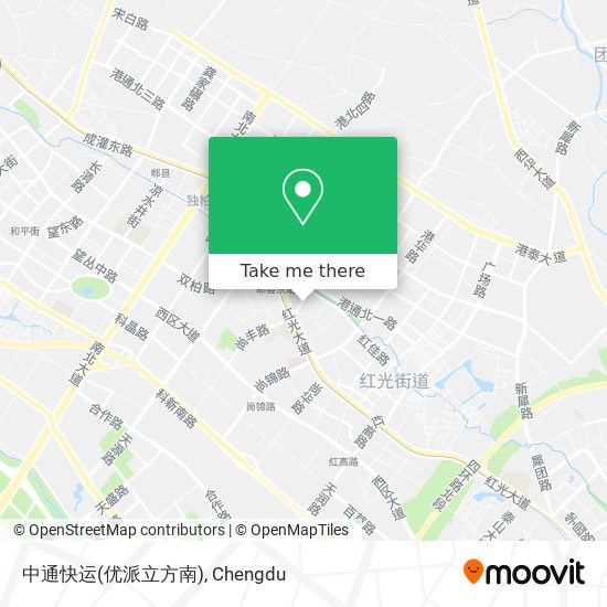 中通快运(优派立方南) map