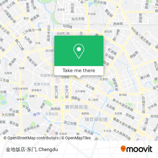 金地饭店-东门 map