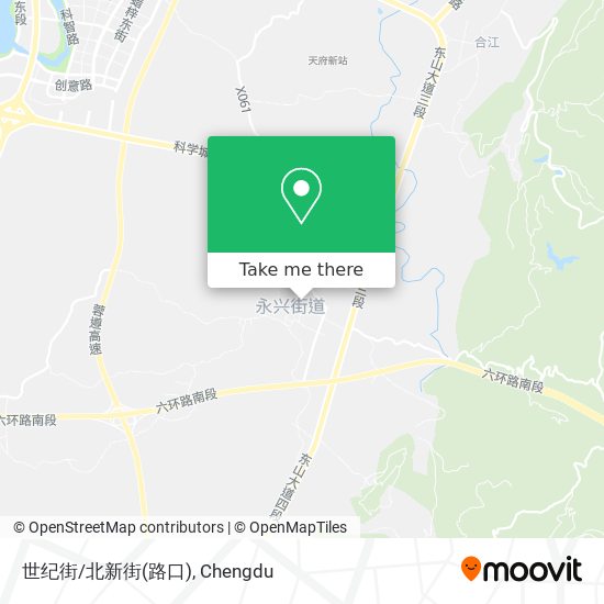 世纪街/北新街(路口) map