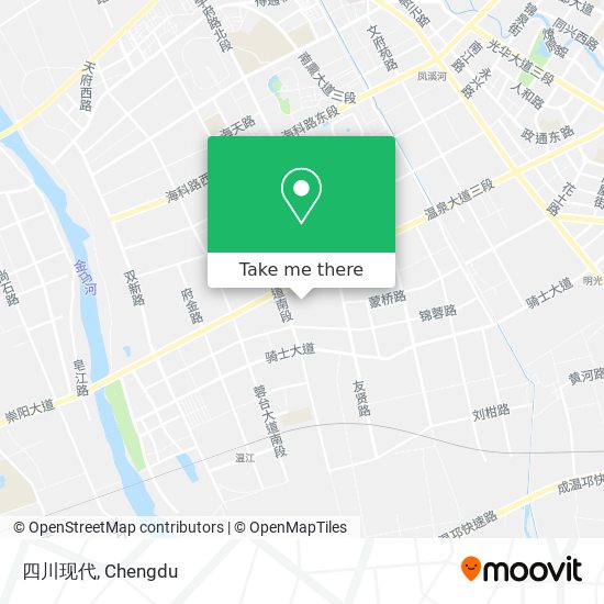 四川现代 map