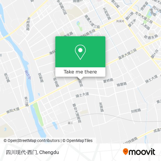 四川现代-西门 map