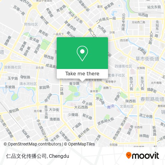 仁品文化传播公司 map