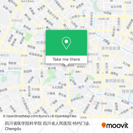 四川省医学院科学院·四川省人民医院-特约门诊 map