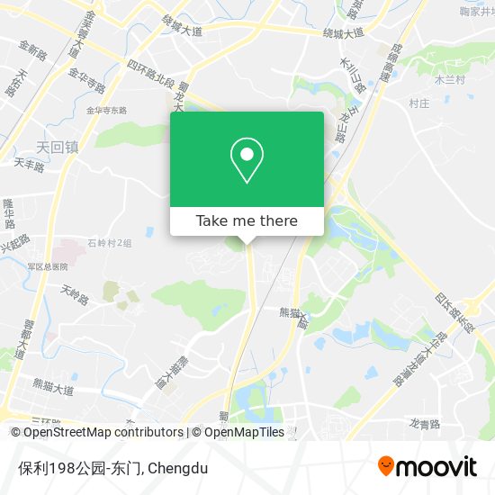 保利198公园-东门 map