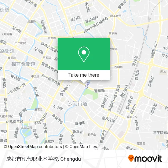 成都市现代职业术学校 map