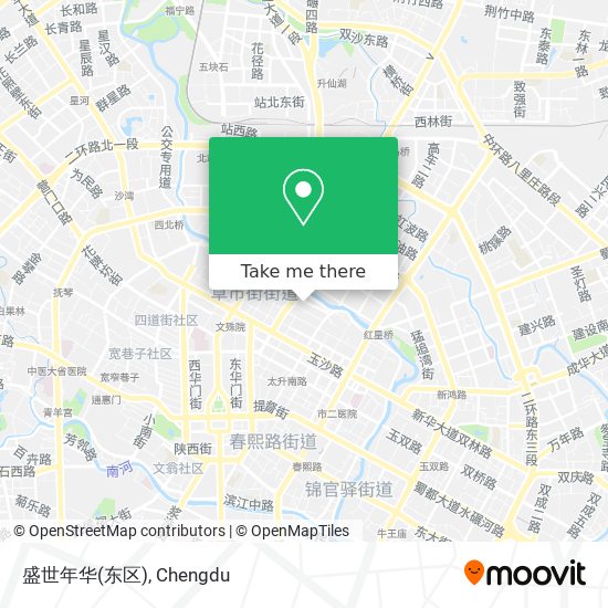 盛世年华(东区) map