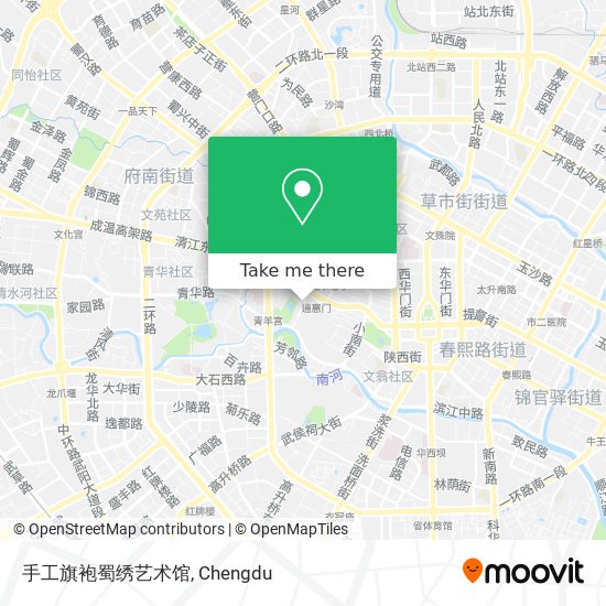 手工旗袍蜀绣艺术馆 map