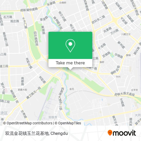双流金花镇玉兰花基地 map