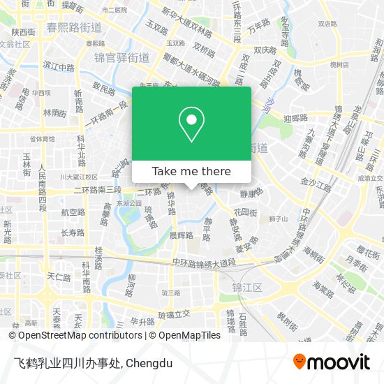 飞鹤乳业四川办事处 map