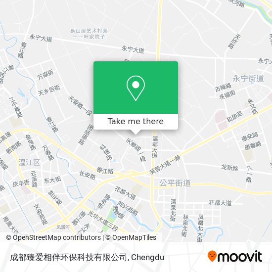 成都臻爱相伴环保科技有限公司 map