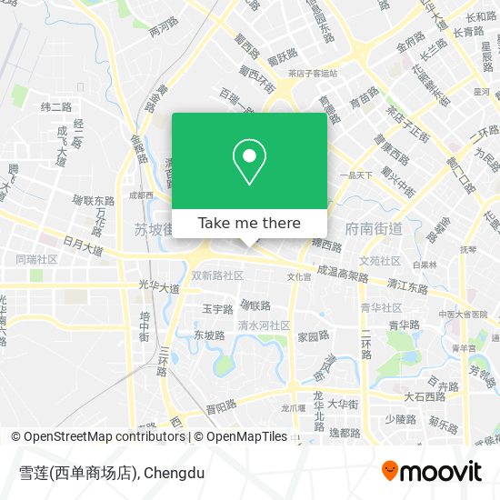 雪莲(西单商场店) map