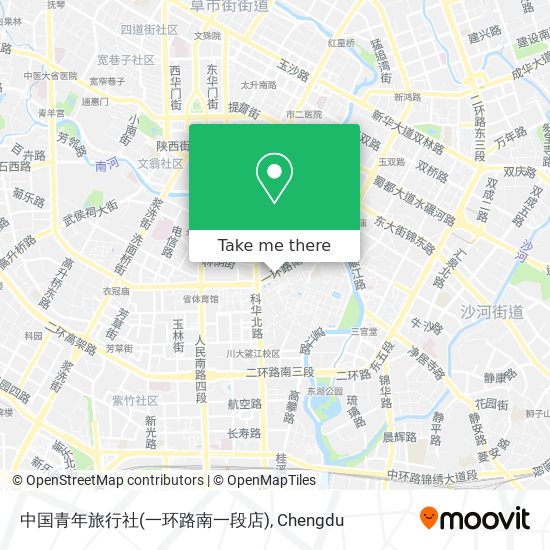 中国青年旅行社(一环路南一段店) map