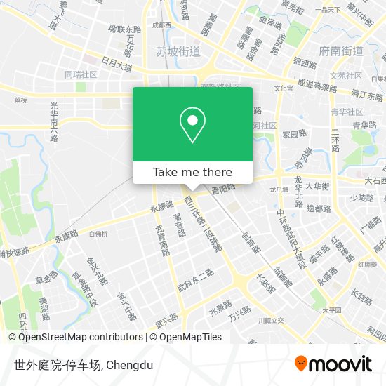 世外庭院-停车场 map
