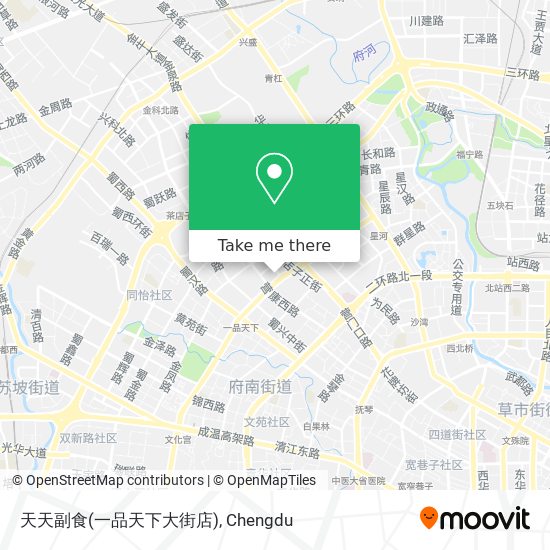 天天副食(一品天下大街店) map