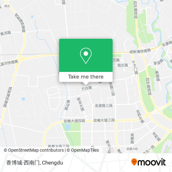 香博城-西南门 map