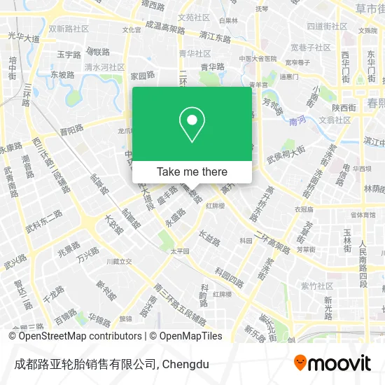 成都路亚轮胎销售有限公司 map