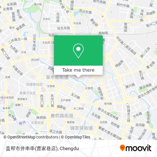 盖帮市井串串(曹家巷店) map