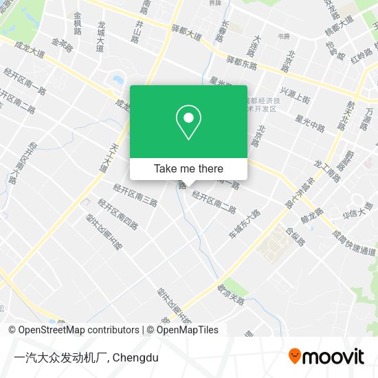 一汽大众发动机厂 map