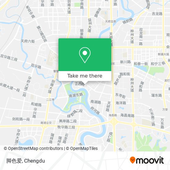 脚色爱 map