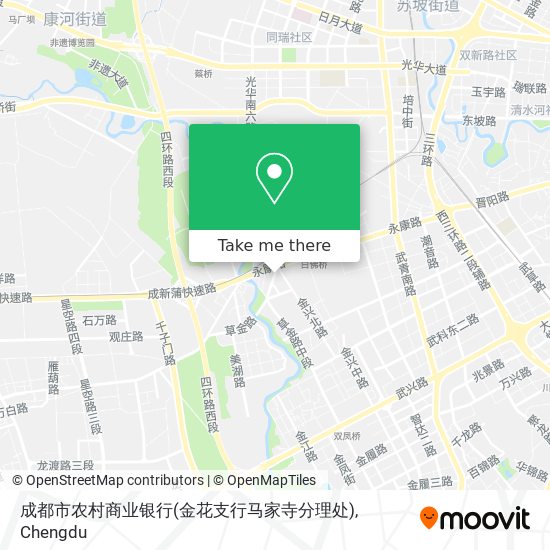 成都市农村商业银行(金花支行马家寺分理处) map