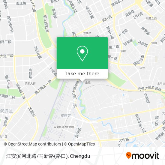 江安滨河北路/马新路(路口) map
