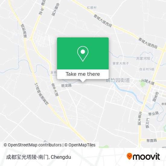 成都宝光塔陵-南门 map