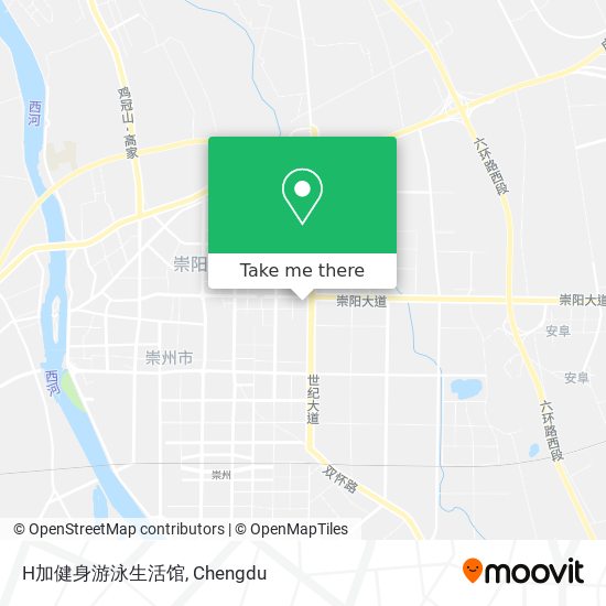 H加健身游泳生活馆 map