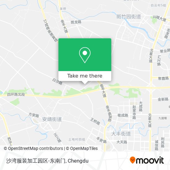 沙湾服装加工园区-东南门 map