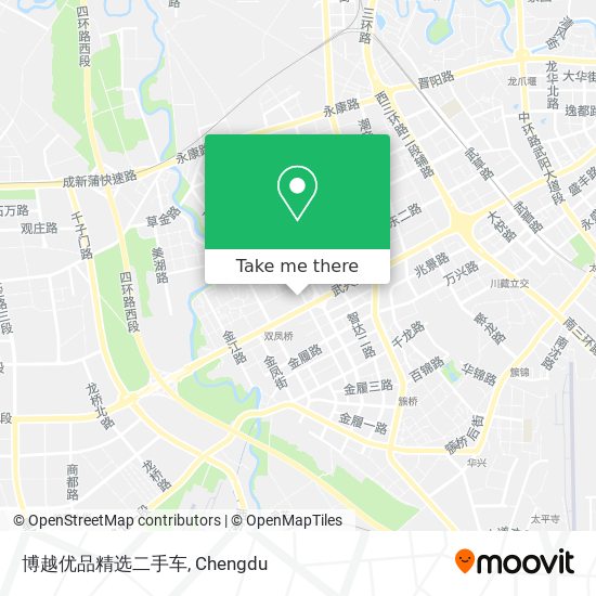 博越优品精选二手车 map
