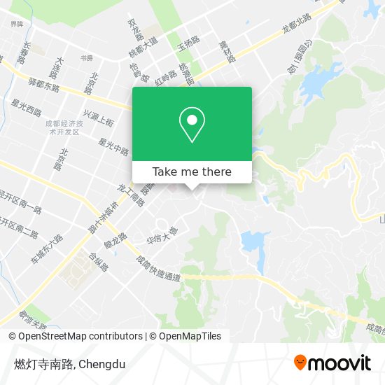 燃灯寺南路 map