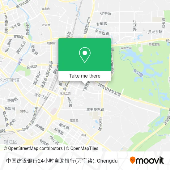 中国建设银行24小时自助银行(万宇路) map