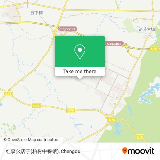 红森幺店子(柏树中餐馆) map