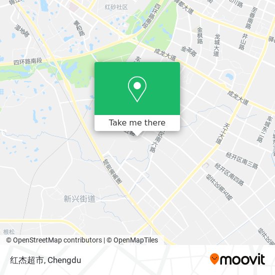 红杰超市 map