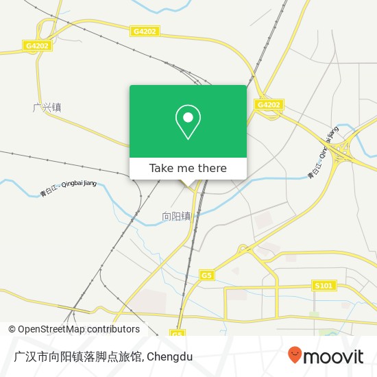 广汉市向阳镇落脚点旅馆 map