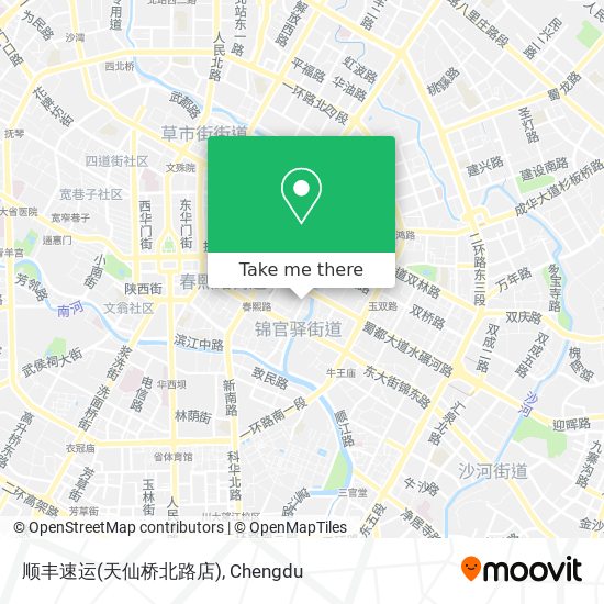 顺丰速运(天仙桥北路店) map