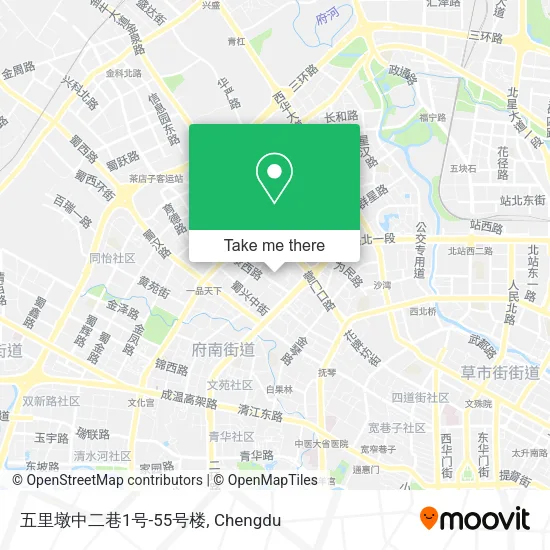 五里墩中二巷1号-55号楼 map