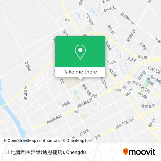 击地舞蹈生活馆(迪恩捷店) map