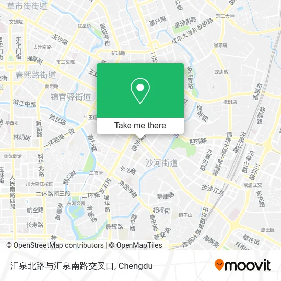 汇泉北路与汇泉南路交叉口 map