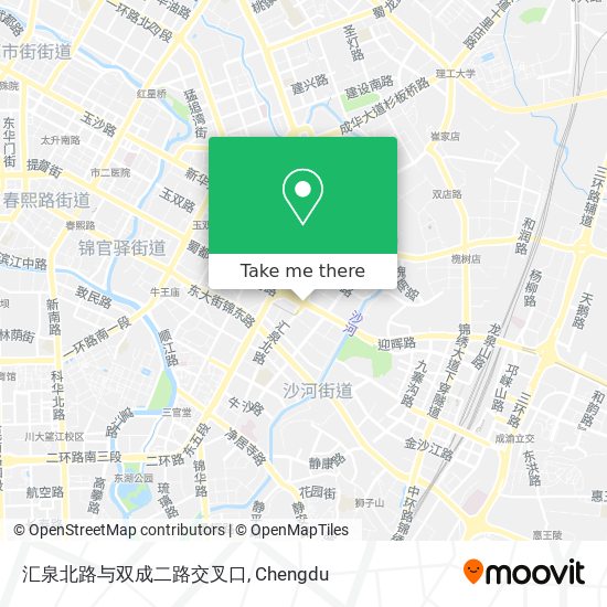 汇泉北路与双成二路交叉口 map